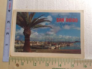 Postcard Folder Greetings from San Diego, California