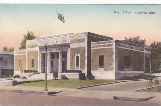 Ohio Oberlin Post Office Albertype