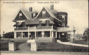 Narragansett Pier Rhode Island RI Dr Sullivan's c1910 Vintage Postcard