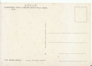 Croatia Postcard - Dubrovnik - Trznica - Marche - Ref TZ722