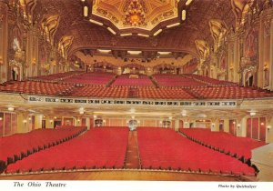 2~Postcards Columbus Ohio OH   OHIO THEATRE Stage View~Chandelier  4X6 Oversize