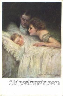 Artist Signed Clarence Underwood 1913 light corner wear, very light postal ma...