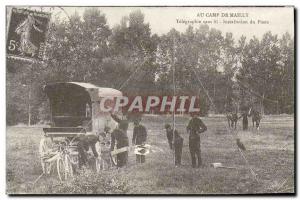 COPY At Camp Mailly Wireless Telegraphy post Army Installation