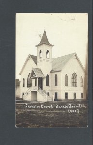Real Photo Post Card 1915 Battle Ground WA Christian Church