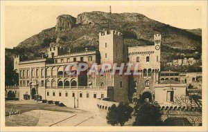 Old Postcard Monaco Principality Palace Prince