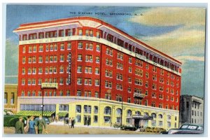 c1940 Exterior View O'Henry Hotel Greensboro North Carolina NC Vintage Postcard