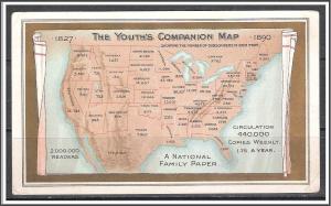The Youth's Companion Subscribers Map