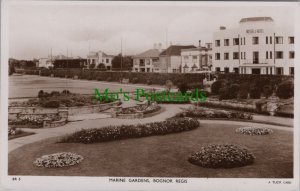 Sussex Postcard - Bognor Regis Marine Gardens   RS36619