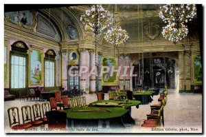 Old Postcard Monte Carlo New Games Room