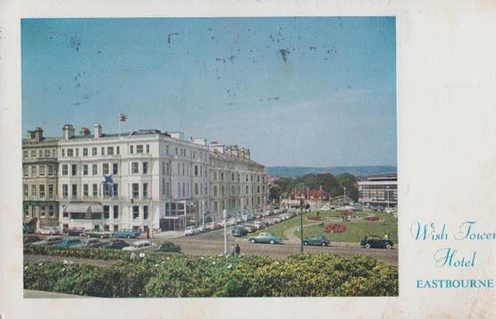 Wish Tower Hotel Eastbourne Sussex Rare Old Postcard Join The Sun