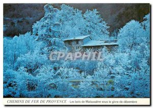 Modern Postcard The wood Malaussene as Frost in December