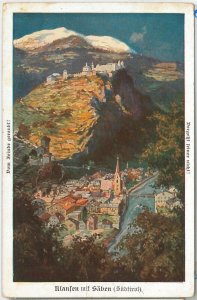 40683 CARTONCINO d'Epoca - BOLZANO: Sabiona - KLAUFEN with SABAN 1931-