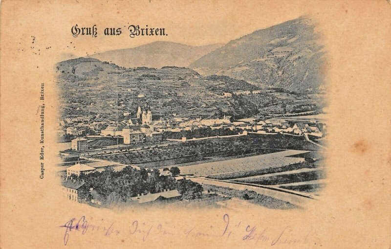 BRIXEN BOZEN ITALY-PANORAMA--1901 CASPER EDER PHOTO POSTCARD