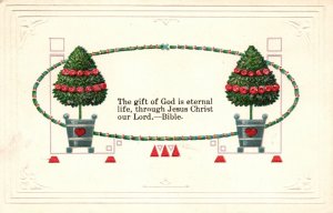 Vintage Postcard The Gift Of God Id Eternal Life Through Jesus Christ Our Lord