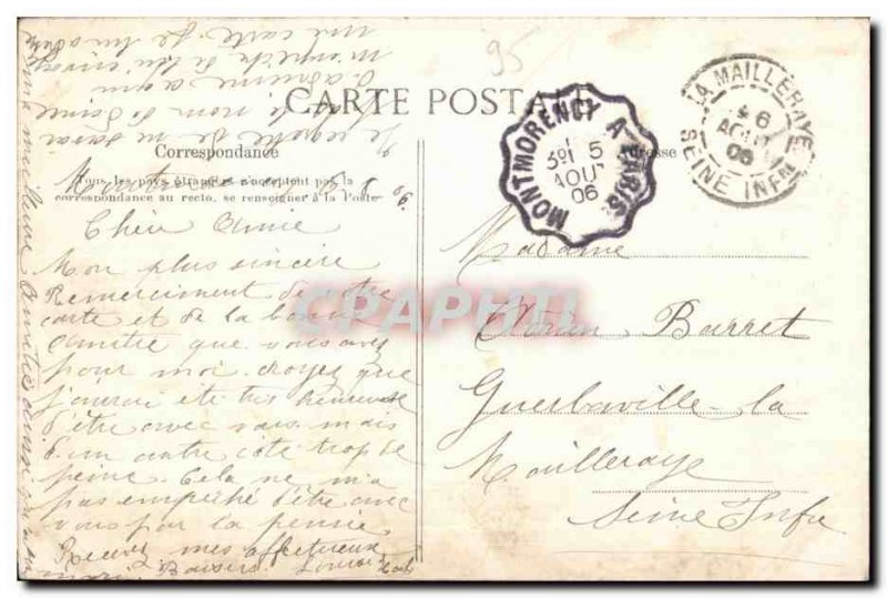 Old Postcard Montmorency Cedre of City Hotel ELD