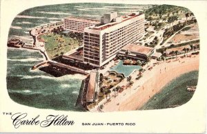 Postcard HOTEL SCENE San Juan Puerto Rico PR AI9771