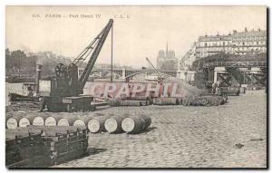 Paris Postcard Old Port Henry