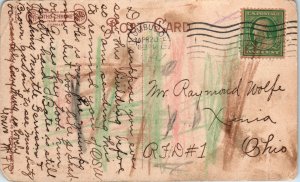 1900s New Physics Building Ohio State University Columbus Ohio Postcard