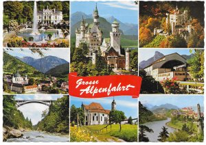 Germany. Stuttgart. Grosse Alpenfahrt. Beautiful.  mint card.