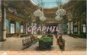 Old Postcard Monte Carlo Casino La Salle Schmidt