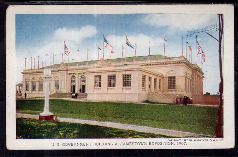 US Government Building,Jamestown Exposition BIN