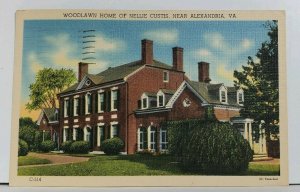 VA Woodlawn Home of Nellie Custis Near Alexandria Virginia Postcard L20