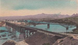 LP84  Needles, California, CA, postcard, Santa Fe Railway & 