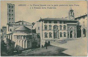 31952   CARTOLINA d'Epoca AREZZO città - PIAZZA GRANDE