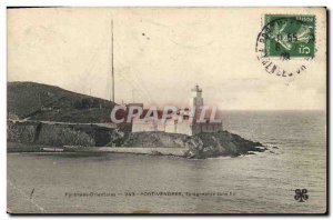 Postcard Old Port Vendres Wireless Telegraphy