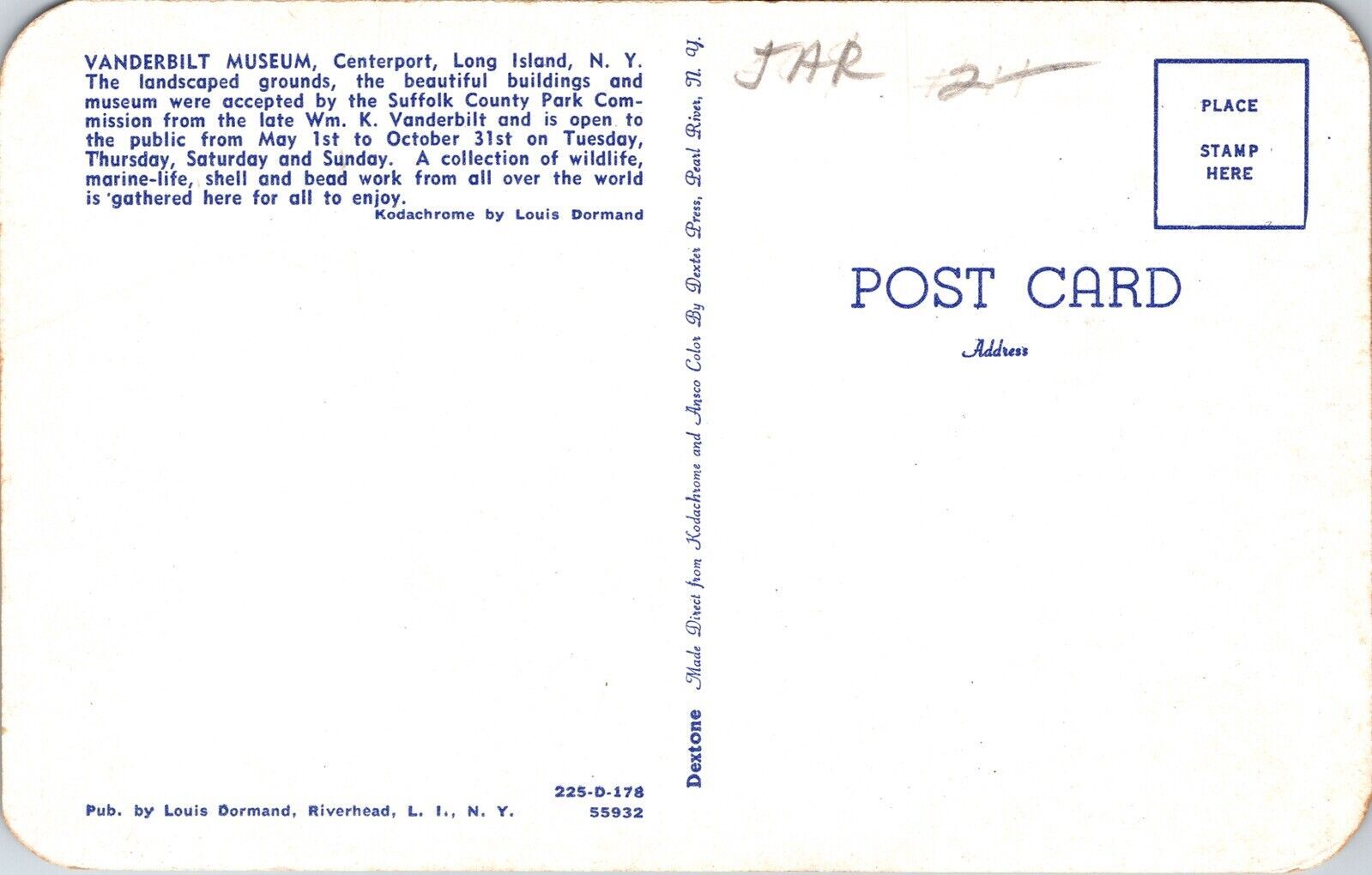 Historic Vanderbily Museum Centerport Long Island New York Chrome