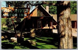 Estes Park Colorado 1970s Postcard Fall River Motor Inn Motel