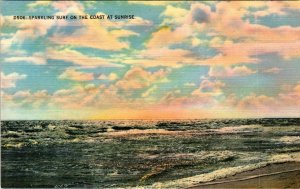 Sparkling Surf on the Atlantic Coast at Sunrise BIN