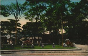 PC PHILIPPINES, ESTADO MAYOR, US ARMY, MANILA, Vintage Postcard (b38989) 