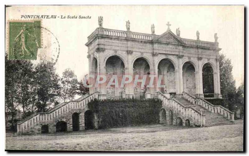 Old Postcard Pontchateau La Scala Sancta