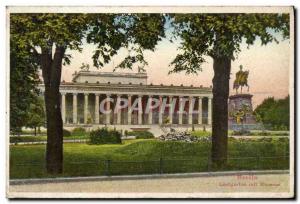 Postcard Old Berlin Lustgarten museum began