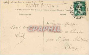 Old Postcard Bourbon Lancy Grand Hotel (East Face)