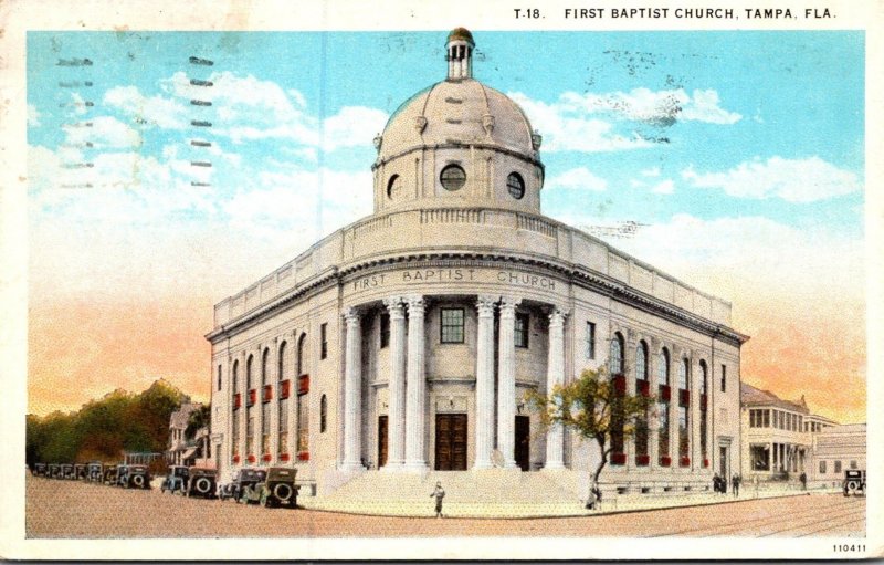 Florida Tampa The First Baptist Church 1931 Curteich