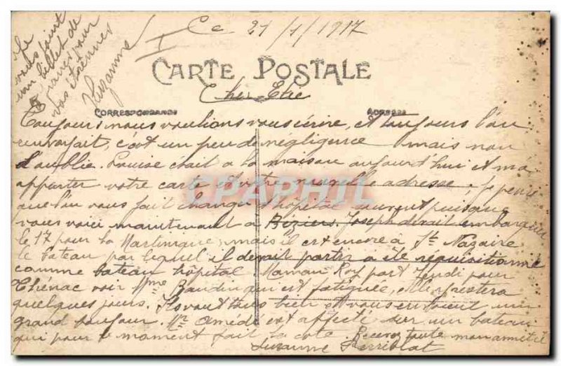 Old Postcard Chateau d & # 39eau Rochefort sur Mer