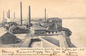 Omaha Nebraska Missouri River Smelting Co Antique Postcard K106765