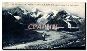 Old Postcard Dauphine Lautaret Hotel PLM and the Massif de la Meije