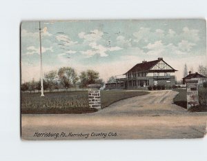 Postcard Harrisburg Country Club, Harrisburg, Pennsylvania