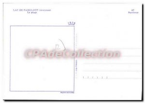 Postcard Old Pareloup Lake Aveyron The Beach