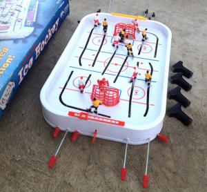 Vintage Table Top Ice Hockey Plastic/Metal Game # IH665 MADE USA Toy Feldstein 