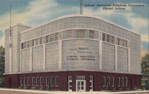 Postcard Indiana Associated Telephone Co Elkhart IN