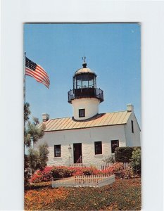 Postcard Old Spanish Lighthouse, Cabrillo National Monument, San Diego, CA