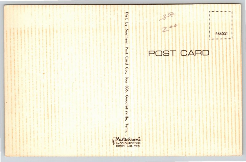 State Maps~Tennessee Map Walking Horse Incline Mt & Capitol~Vintage Postcard