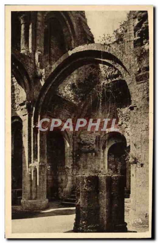 Old Postcard Quercy Vallee Du Cele Marcilhac From Ruins & # 39Abbaye