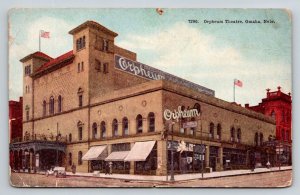 Orpheum Theatre  Omaha  Nebraska     Postcard