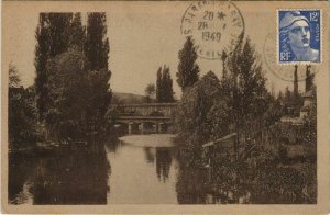 CPA CHAGNY River Scene (1190764)