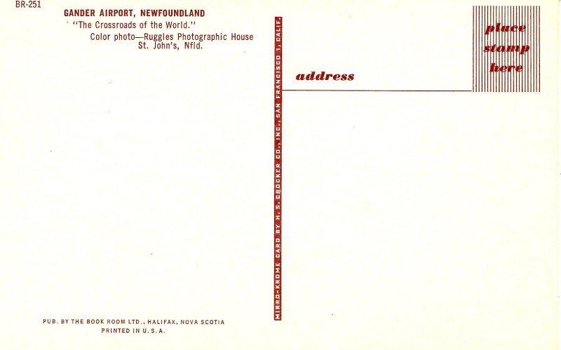 Canada - New Foundland, Gander Int'l Airport.